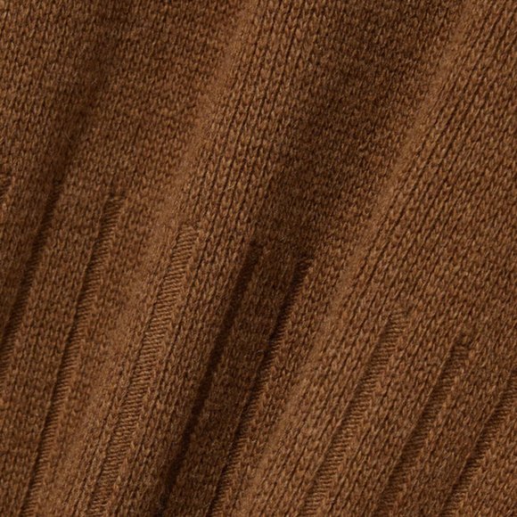 Nili Lotan Everett Wool And Cashmere-blend Mini Turtleneck Dress - Brown - Picture 4 of 7